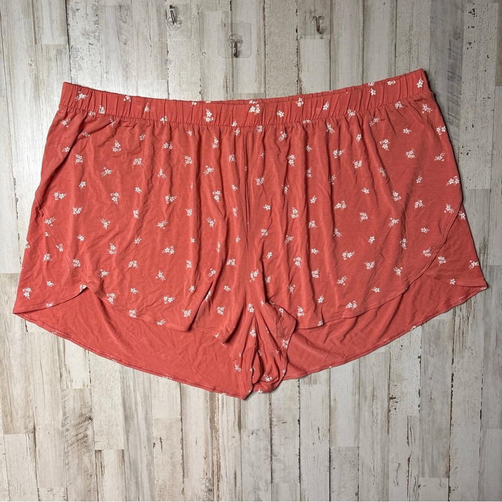 Old Navy  Floral Lounge Women's Sunday Sleep Shorts Pajama 4X - Picture 7 of 12